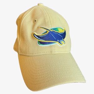 Tampa Bay Rays New Era 9Twenty Baseball Hat Yellow Alternative Logo